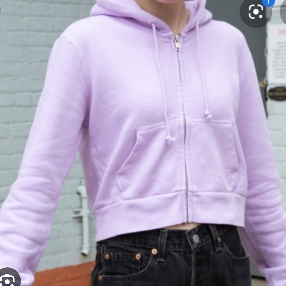 Rare Cropped Brandy Melville Hoodie